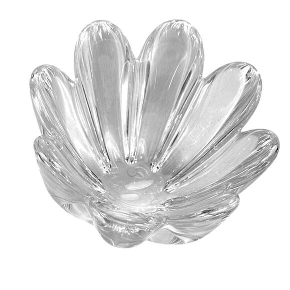 Orrefors Stunning Crystal Signed Mayflower Bowl-Vintage 1970's-5 1/8" Excellent! - Picture 3 of 6